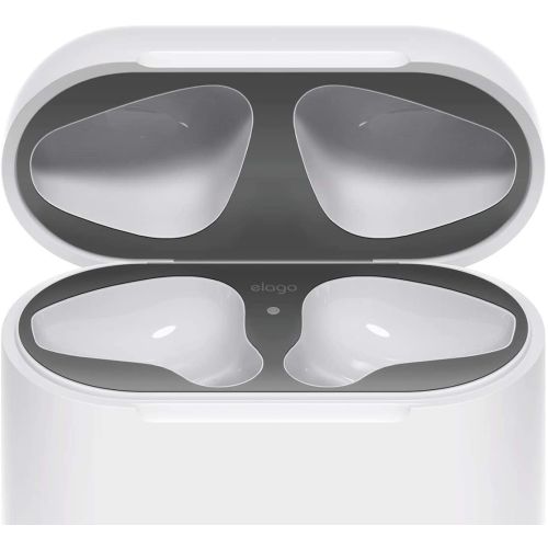 ELAGO Dust Guard for AirPods Wireless 2 packs - Matt Space Gray 