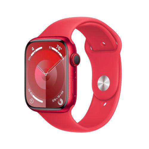 Apple Watch Series9 GPS + Cellular 45mm (PRODUCT)RED Aluminium Sport Band (PRODUCT)RED - M/L
