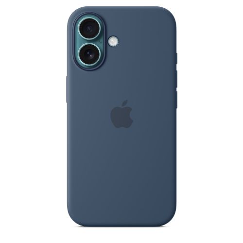 Apple iPhone 16 Silicone Case w/ MagSafe - Denim